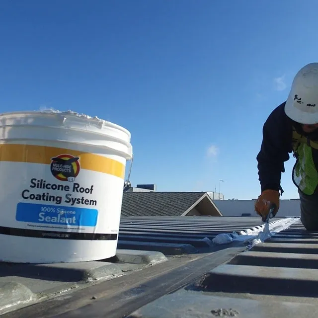 EPDM rubber roof replacement in progress