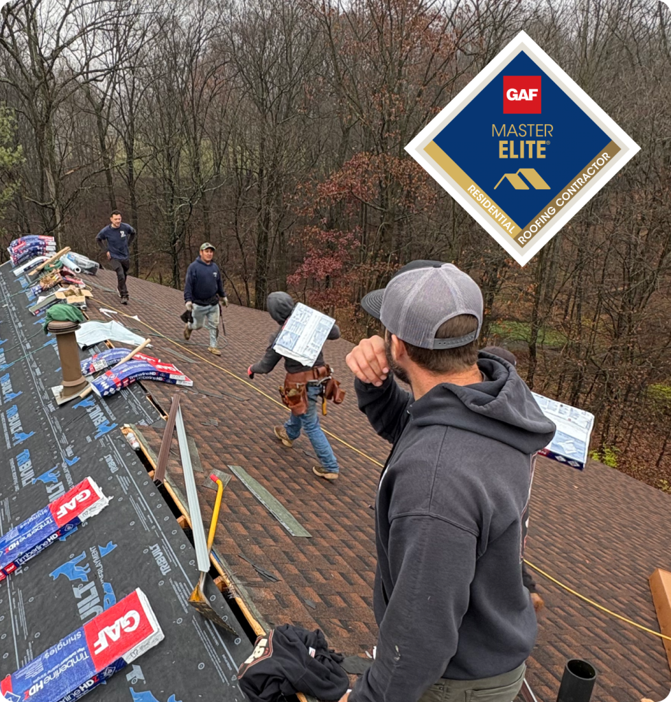 J&L Roofing crew at work