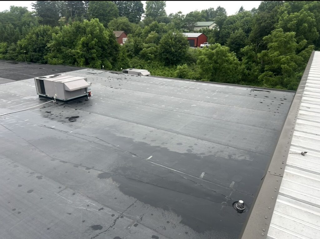 Roofing crew on a residential roof