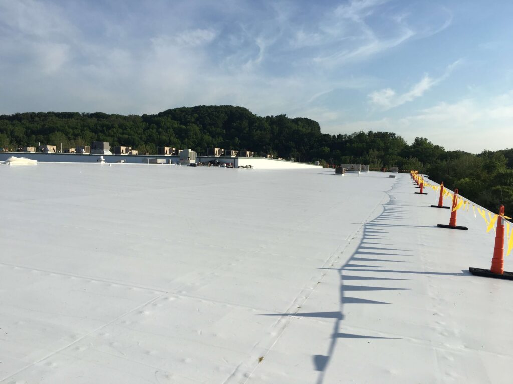 Roofing crew on a residential roof