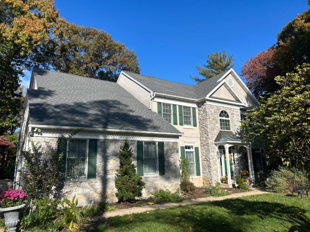 Roofing crew on a residential roof